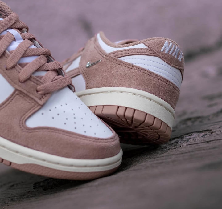 Nike Dunk Low Mini Swoosh Rose (Womens)