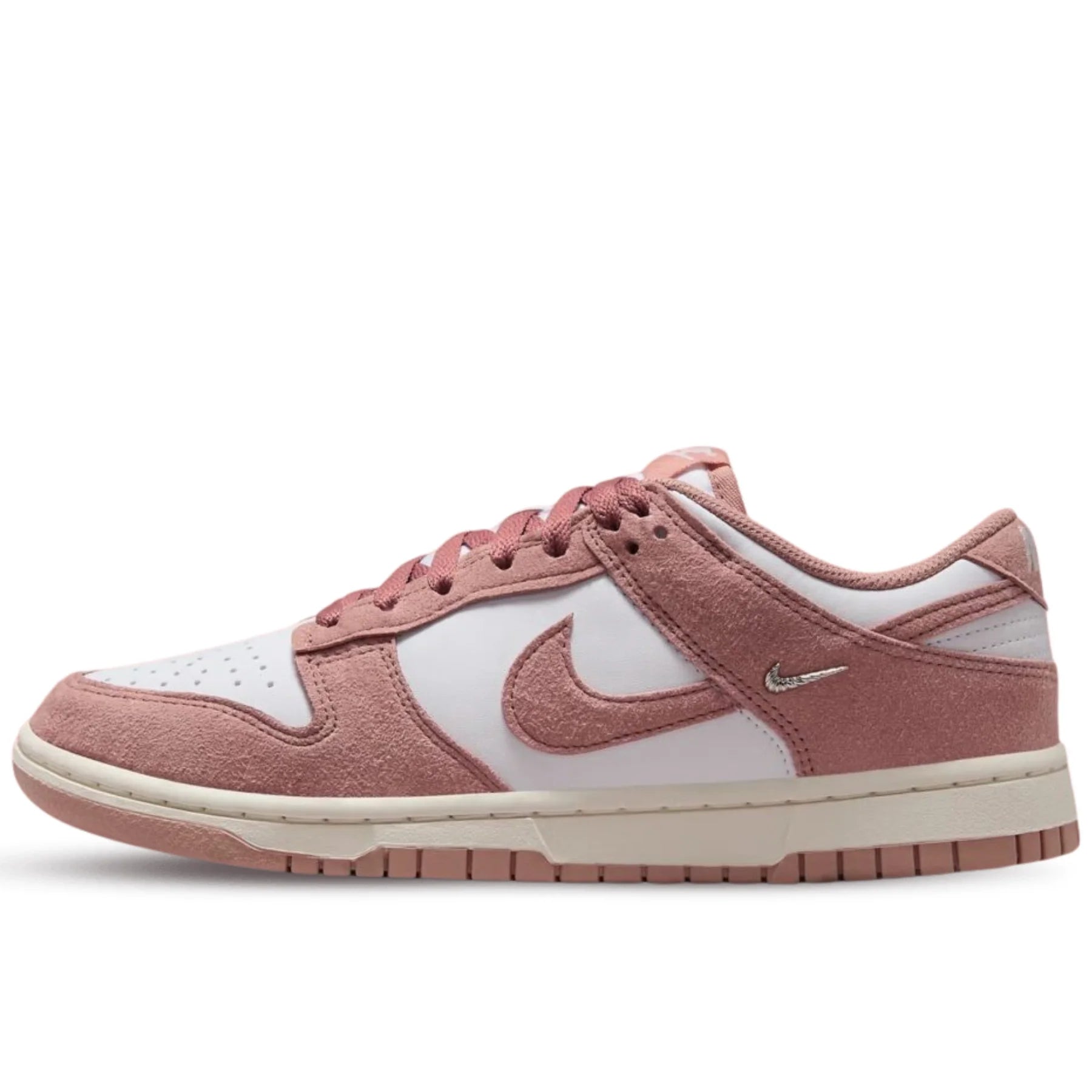 Nike Dunk Low Mini Swoosh Rose (Womens)
