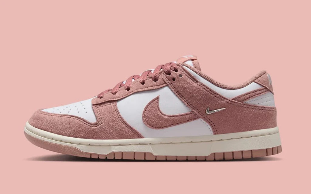 Nike Dunk Low Mini Swoosh Rose (Womens)