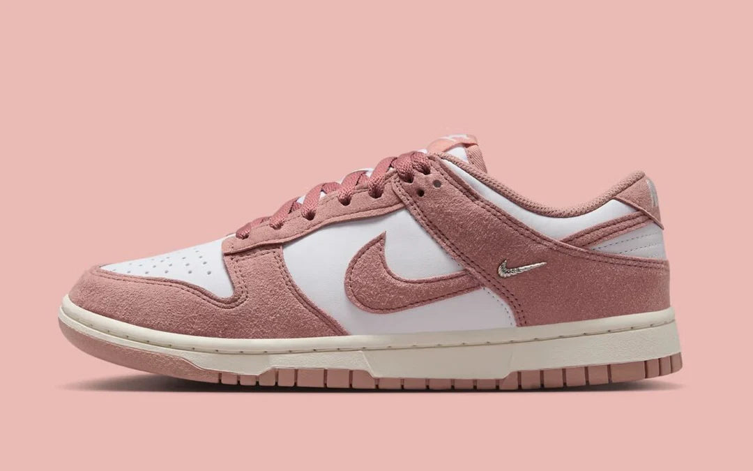 Nike Dunk Low Mini Swoosh Rose (Womens)